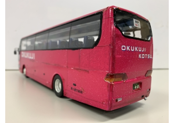 アオシマ1/32エアロクイーン 奥久慈交通観光バス画像3