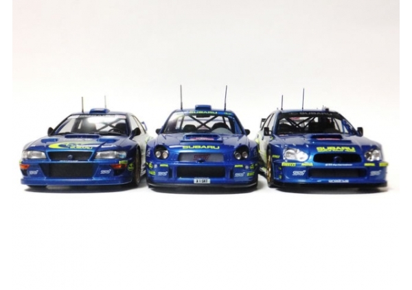 スバル インプレッサ・WRC'99&'01&'05