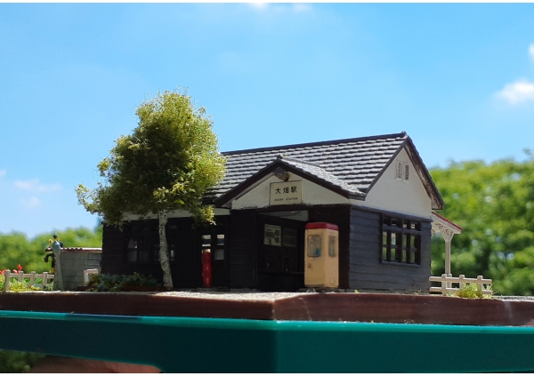 Nゲージ  箱庭シリーズ 田舎の駅 (マイクロエース 河合商会)