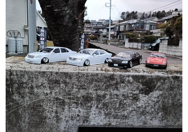 友達と並べました。