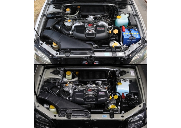 BE5 レガシィB4 エンジンルーム画像3