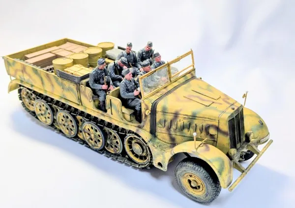 1/35 ドイツ軍 ハーフトラック乗務員画像2