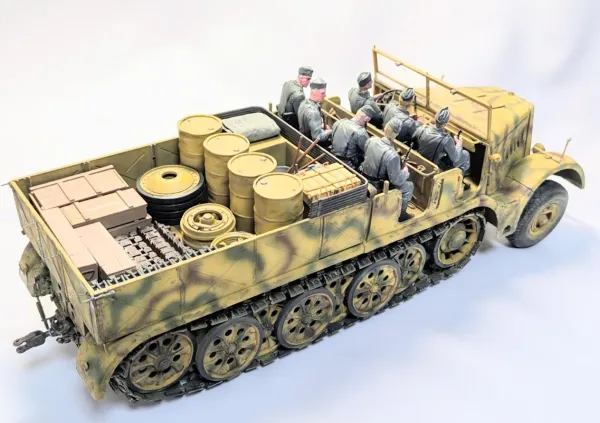 1/35 ドイツ軍 ハーフトラック乗務員画像3