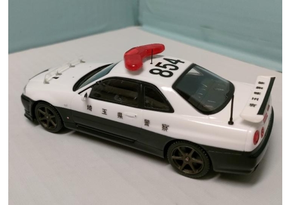 1/32 NISSAN SKYLINE GT-R Vspec2 police画像2