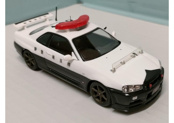 1/32 NISSAN SKYLINE GT-R Vspec2 police画像5