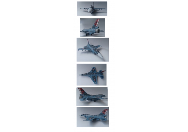 フルスクラッチ1/32 F-2A 3SQ60周年デジタル迷彩画像2