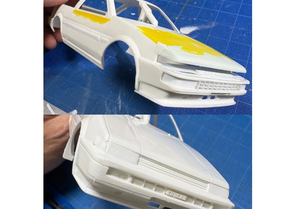 フジミ AE86トレノ改 AE85後期画像5