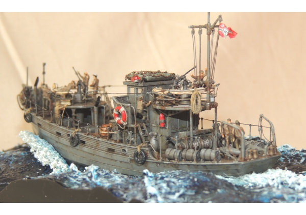 ドイツ海軍 戦闘漁船 1/144画像3
