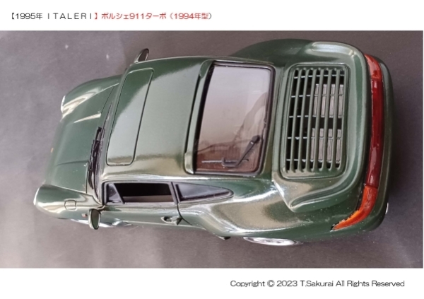 【 1995年 ITALERI 1/24 】PORSCHE 911 turbo画像2