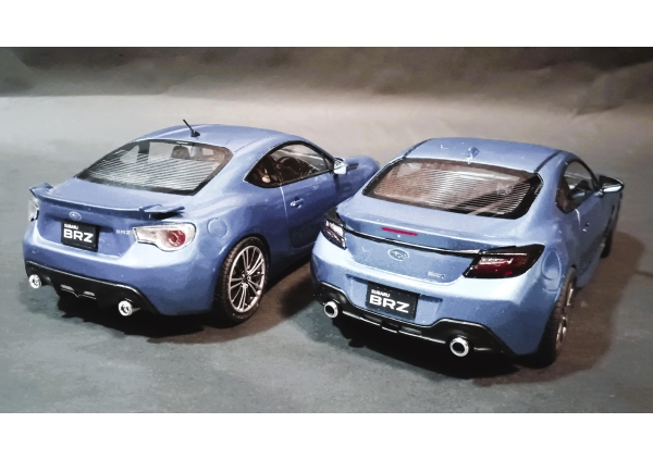 【2012・2021年  ㈱アオシマ・㈱タミヤ 1/24】SUBARU BRZ(スバル BRZ)画像2