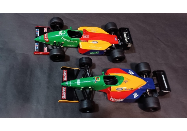 【1988・1989年 グンゼ産業㈱+㈱ハセガワ 1/24】BENETON Ford B187・B188（ベネトン フォード）画像2