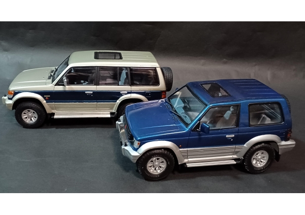 【1993年 ㈱アオシマ文化教材社、㈱タミヤ 1/24】MITSUBISHI PAJERO（ミツビシ パジェロ）画像3
