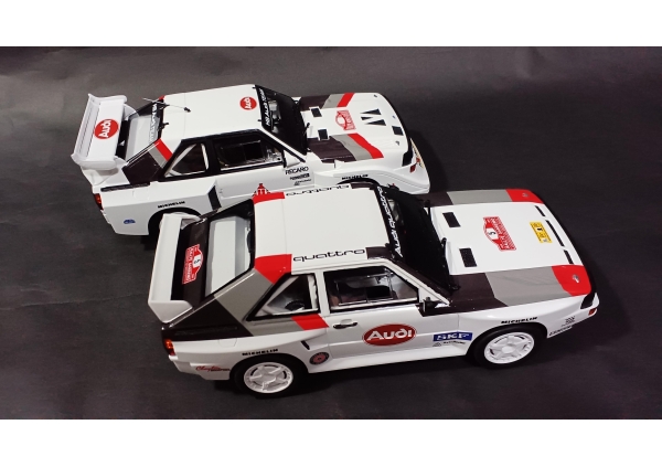 【2018年 BEEMAX 1/24】Audi quattro S1、S1 evo2（アウディ クワトロ S1、S1 evo2）