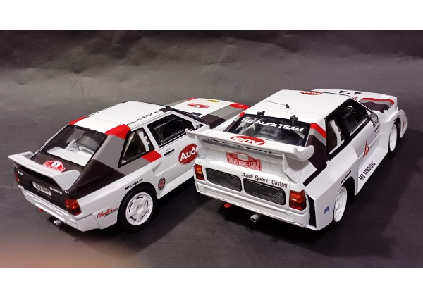 【2018年 BEEMAX 1/24】Audi quattro S1、S1 evo2（アウディ クワトロ S1、S1 evo2）画像2