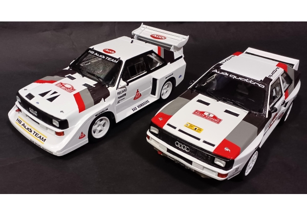 【2018年 BEEMAX 1/24】Audi quattro S1、S1 evo2（アウディ クワトロ S1、S1 evo2）画像3