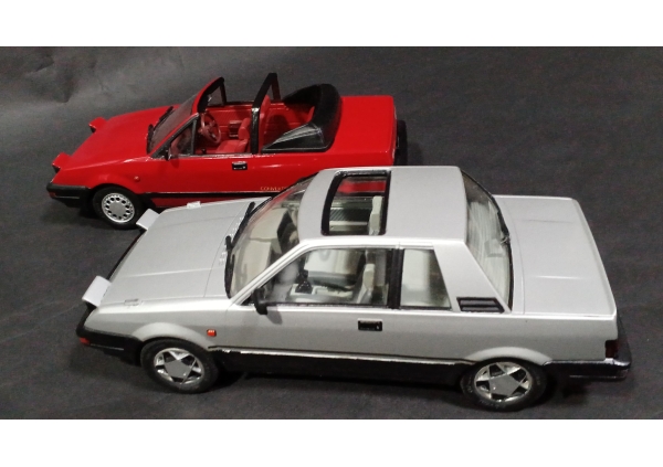 【1983～1986年 オオタキ模型㈱ 1/24】NISSAN PULSER EXA-E 、同 CONVERTIBLE（ニッサン パルサーエクサ）画像2