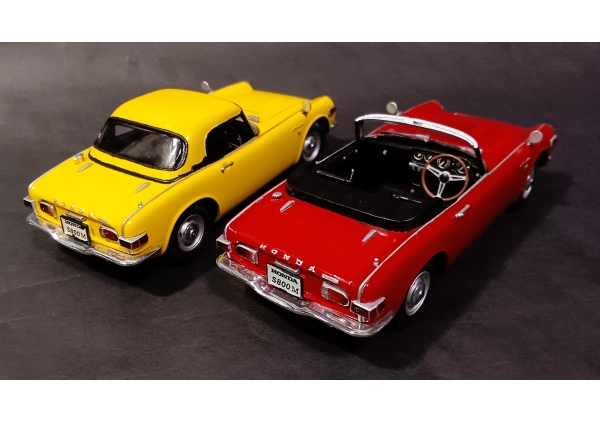 【1989年 日東科学教材㈱ 1/24】HONDA SPORTS 800M（ホンダ スポーツ 800M）画像2