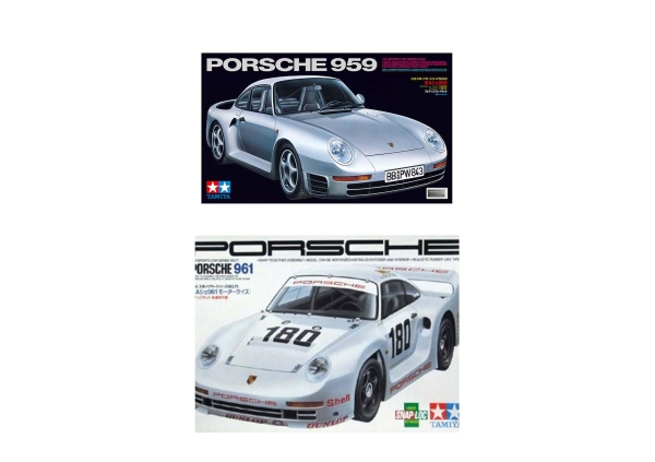 【1987年 ㈱タミヤ 1/24】PORSCHE 959、961（ポルシェ 959、961）画像4