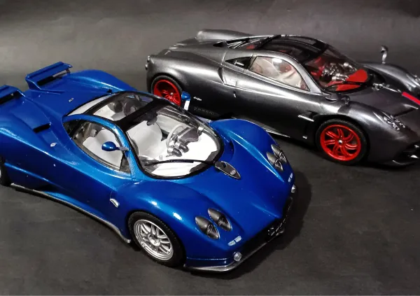 【2021、2016年 ㈱アオシマ文化教材社】Pagani Zonda、Huayra （パガーニ ゾンダ、ウアイラ）