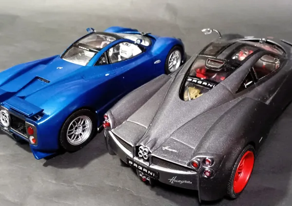 【2021、2016年 ㈱アオシマ文化教材社】Pagani Zonda、Huayra （パガーニ ゾンダ、ウアイラ）画像2