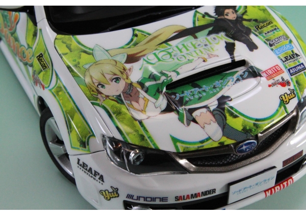 アオシマ 1/24 ソードアートオンライン GRB インプレッサ WRX(痛車)画像3