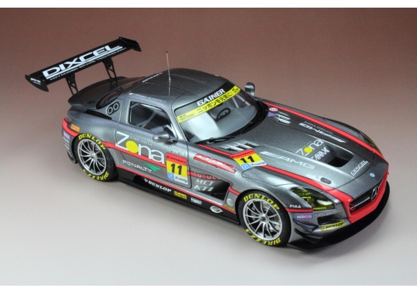 フジミ 1/24 GAINER DIXCEL Mercedes-Benz SLS AMG GT3画像5