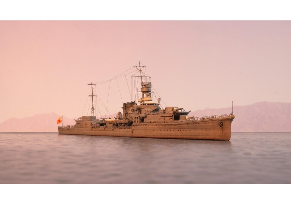 IJN Light Cruiser Yubari 夕張 1942, 1/700画像4
