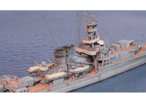 IJN Light Cruiser Yubari 夕張 1942, 1/700画像5