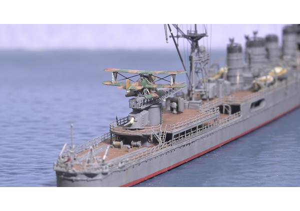 IJN Light Cruiser Sendai 川内 1942, Aoshima 1/700画像2