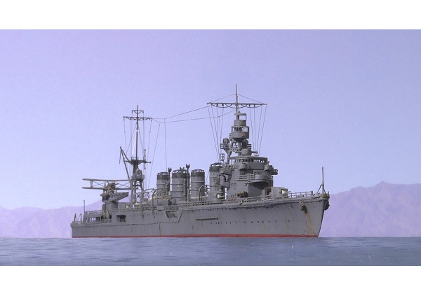 IJN Light Cruiser Sendai 川内 1942, Aoshima 1/700画像3