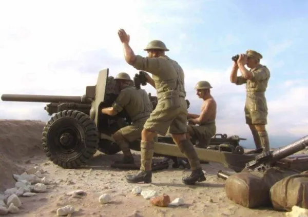 北アフリカ戦線の6ポンド対戦車砲画像2