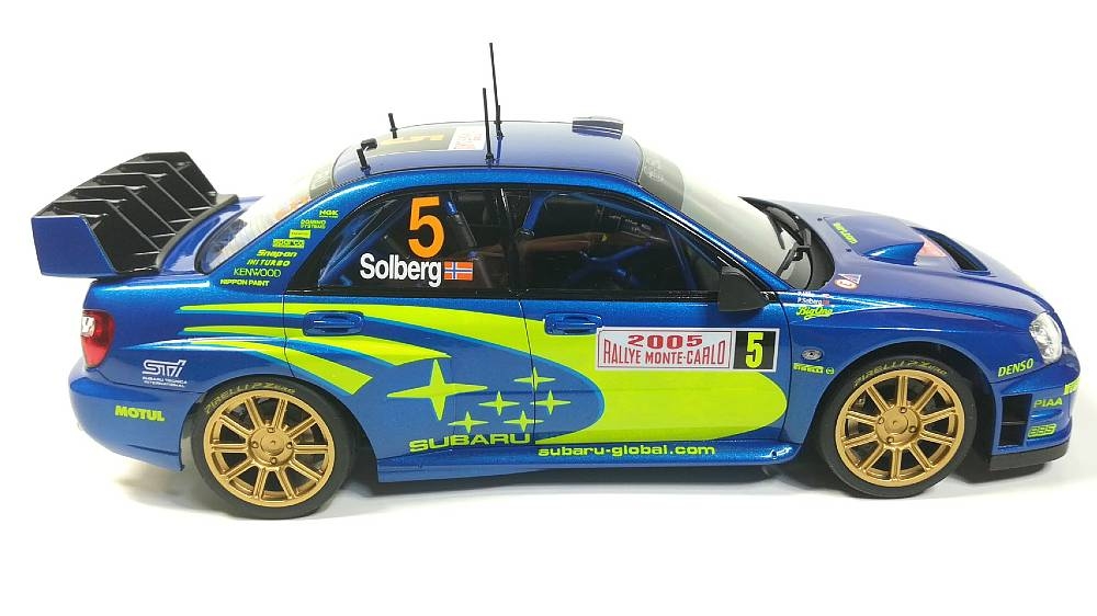 タミヤ1/24 スバルインプレッサ WRC モンテカルロ’05画像3
