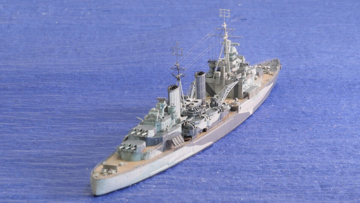 HMS Light Cruiser Belfast 1942, Trumpeter 1/700画像2