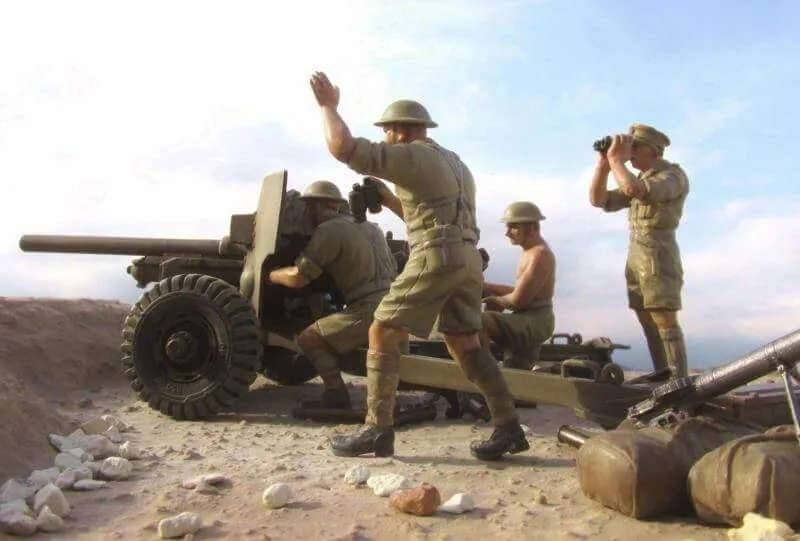 北アフリカ戦線の6ポンド対戦車砲画像2