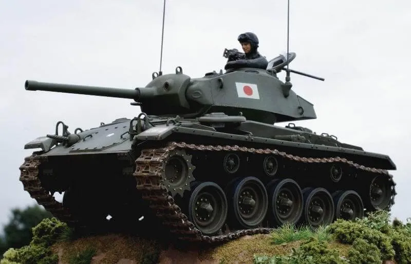 陸上自衛隊M24軽戦車画像1